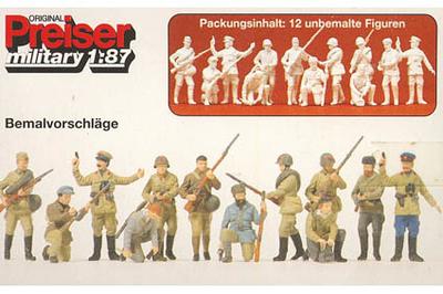 Preiser 16530. WW II USSR. Infanteri.