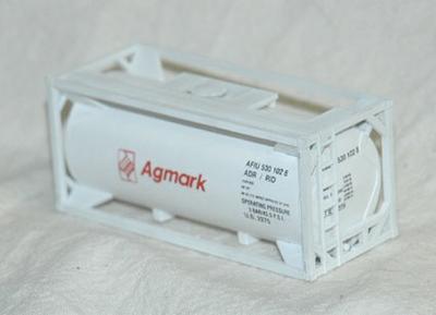 Walthers 1959-2 Tank container. Agmark.