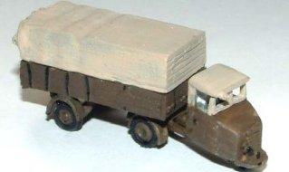Langley E5. Scammell Scarab flatbed 1950's