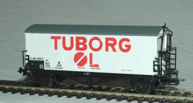 Heljan 4204. DSB ølvogn. Tuborg.