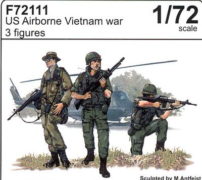 CMK F72111. US Airborne Vietnam war. 3 figurer.