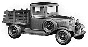Wheel Works 109. 1934 Ford small stake truck.