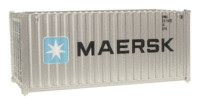 Walthers 2023. 20' Container. MAERSK.