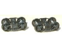 PÅ SPORET 001.0554. Arch Bar bogier med hjul. 1 sæt. Plastik.