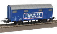 Lima 3108 BX. SBB-CFF Lukket godsvogn. HENNIEZ.