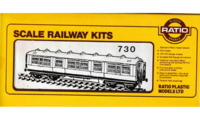 Ratio 730. LMS (ex LNWR) 50ft Arc Roof Corridor All 3rd Coach.