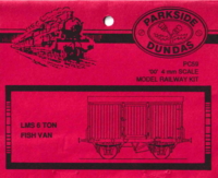 Parkside Dundas 59. LMS 6ton Fish Wagon.