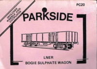 Parkside Dundas PC 20. LNER Bogie Sulphate Wagon.