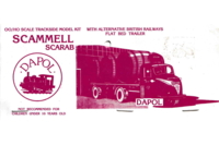 Dapol C33. Scammel Scarab with Flatbed Trailer.