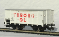 Piko Gl. 5/6445-061. DSB lukket godsvogn. TUBORG. TILBUD.