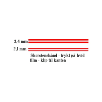 Skilteskoven JB 006N. Skorstensbånd 2,1 - 4,2 mm