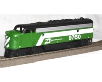 Athern 3211. F7 Burlington Northern. DC