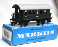 Märklin 4000 B blå karton. Personvogn.
