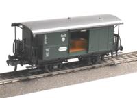 Fleischmann 5055 BX. DRG pakvogn til sidebaner.