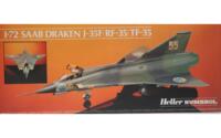 Heller 80255 (Loc 6). SAAB DRAKEN J-35F/RF-35/TF-36.