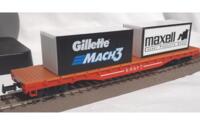 Mehano 2002. KRAFT Flatcar med 2 containere.