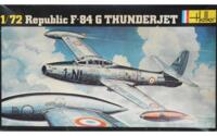 Heller 278. Republic F-84 G Thunderjet.