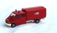 Herpa 043083. MB Sprinter. ladvogn med presenning