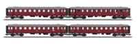 Måarklin 42768 B. DSB CL vogn. 4 stk med interiør belysning. AC.