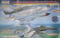 Rvell 05766. 3 forskellige Bundes Luftwaffe fly. Udgivet i anledning af 50 året for Luftwaffe.