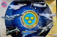 Airfix 05669. History of the Swedish Airforce. 7 forskellige fly.