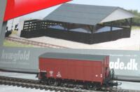 Hobby Trade 32013. DSB lukket godsvogn + kvægfoldd.