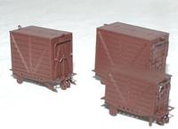 Epoke Modeller 876077. DSB småcontainer. 3 stk.